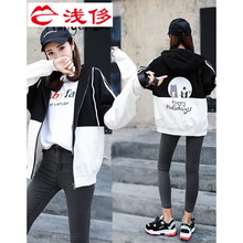 時(shí)尚短款牛仔褲，微胖妹子都愛(ài)穿