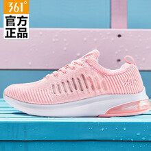 361°跑步鞋螢光臘粉/361度白 35，36，37，38，39，40