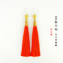 復古流蘇耳環(huán)，文藝女孩的小確幸