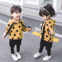 女童圓點(diǎn)套裝