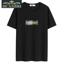 端致（DUANZHI） 短袖 男士T恤 黑色 