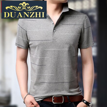端致（DUANZHI） 短袖 男士T恤 灰色 