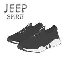 Jeep男士黑白色 39
