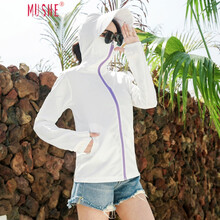 慕舍（mushe） 連帽 長(zhǎng)袖 女 短外套 口袋，拉鏈
