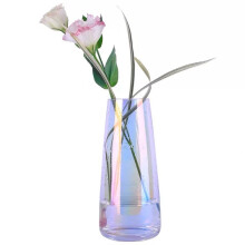 五彩玻璃花瓶