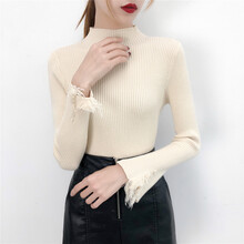 精致長(zhǎng)袖針織衫，打造優(yōu)雅小仙女