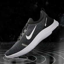耐克（NIKE）跑步鞋黑白AJ5900-013透氣休閑 42