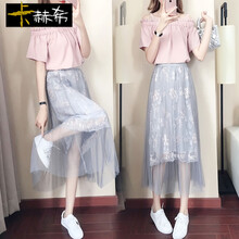 印花雪紡長(zhǎng)裙，打造浪漫小仙女