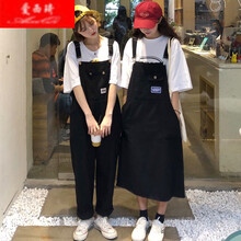 愛(ài)西琦 純色 條紋 連衣裙
