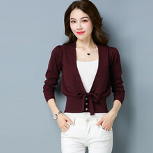 短款針織襯衫，微胖女生的好選擇