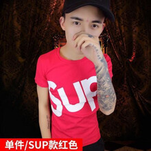古萊登（GODLIKE） 短袖 男士T恤 SUP短袖紅色 