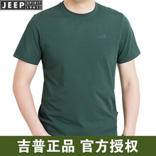 吉普（JEEP） 短袖 男士T恤 11845604029綠色 