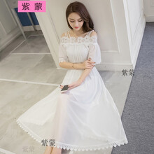 純色連衣裙，微胖妹子的優(yōu)雅之選