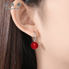 梵吉雅（FJYa）耳環(huán)925銀，珍珠母貝