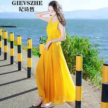 紀(jì)詩(shī)哲（GIEVSZHE） 純色 露背，綁帶 連衣裙