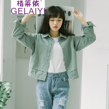 薄款牛仔外套，穿出青春活力