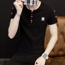 瑞族公社（ruizugongshe） 短袖 男士T恤 T639黑色 