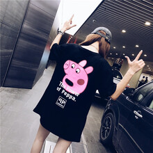 瀾氏（lanoble） 拼接 短袖 T恤 女 圓領(lǐng)