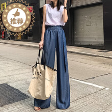 高腰休閑小腳褲，微胖妹子的福音