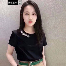 華倫哥弟萊思（Knzogirdeard） 立體裝飾 短袖 T恤 女 圓領(lǐng)