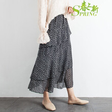 復(fù)古網(wǎng)紗半身裙，打造性感小仙女