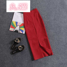 牛仔修身包臀彈力短裙