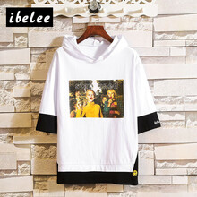 ibelee 七分袖 男士T恤 A088-T18889白色 