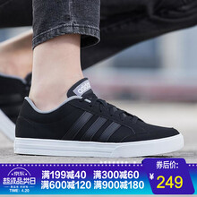 阿迪達(dá)斯（adidas）板鞋F(xiàn)34370黑色 
