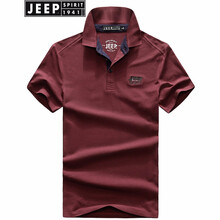 Jeep 短袖 男士T恤 01紅色 