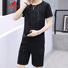 富貴鳥(niǎo)（FUGUNIAO） 短袖 男士T恤 T03黑色 