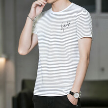 花花公子（PLAYBOY） 短袖 男士T恤 1814白色 