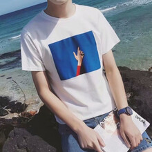 威覺(jué)（WEIJUE） 短袖 男士T恤 藍天白云（白色） 