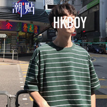 潮貼（CHAOTIE） 短袖 男士T恤 淺藍(lán)款 