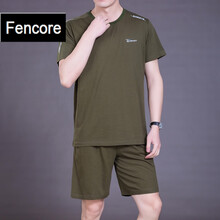 Fencore 短袖 男士T恤 軍色 