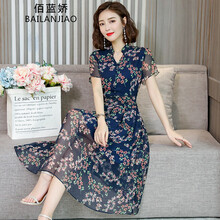 氣質(zhì)印花連衣裙，讓你告別微胖界
