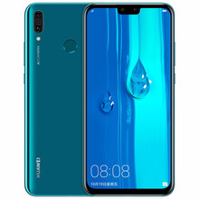 華為（HUAWEI） 暢享9plus 手機 藍色，深藍色系