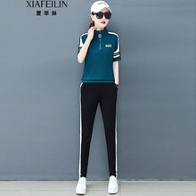 夏菲琳（XIAFEILIN） 口袋，拉鏈，印花，立體裁剪 短袖 T恤 女 圓領(lǐng)