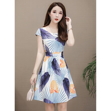 優(yōu)雅印花連衣裙讓你秒變浪漫女神