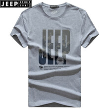 Jeep 短袖 男士T恤 灰色(0121款) 