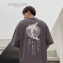 Kerven Mike 五分袖 男士T恤 T7905深灰 
