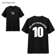 GRASSRUMER 短袖 男士T恤 艾倫沃克10號 黑色 