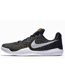 耐克（NIKE）籃球鞋曼巴精神4黑金配色884445-010 42