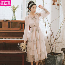 復(fù)古雪紡連衣裙，打造你的少女心