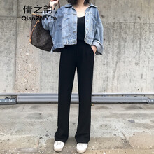 倩之韻（qianzhiyun）  直筒褲 女 長褲 休閑褲