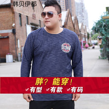 韓貝伊都 長(zhǎng)袖 男士T恤 CTW501X 藍(lán)灰 
