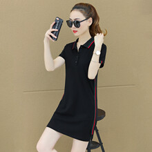POLO衫中長款T恤女