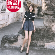 女神只差一款荷葉袖連衣裙