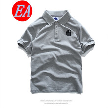 EA 短袖 男士T恤 灰色（半圓） 