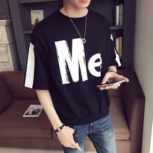 KIMEL DESIGN STUDIO 五分袖 男士T恤 黑色 