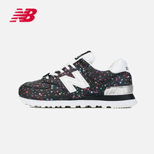 NEW BALANCE跑步鞋WL574TAA/閃亮黑 37